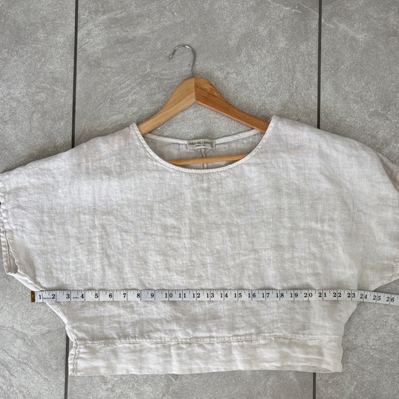 Linen Crop Top - Picture 6 of 6